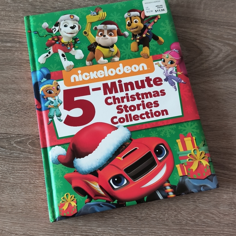 Nickolodeon 5 Minute Christmas Stories Collection Paw Patrol Shimmer Shine Dora